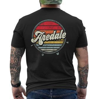 Retro Aredale Home State Cool 70S Style Sunset Men's T-shirt Back Print | Mazezy