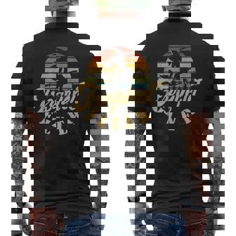 Retro Frequent Flyer Witch Vintage Halloween Witches Costume Halloween Funny Gifts Mens Back Print T-shirt | Mazezy