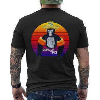 Retro Gorilla Tag Gorilla Tag Merch Monke Boys Men's T-shirt Back Print - Seseable