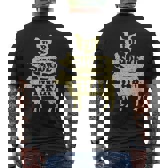 Retro Grilling Bbq Smoker Chef Dad id Smoke That Men's Back Print T-shirt | Mazezy