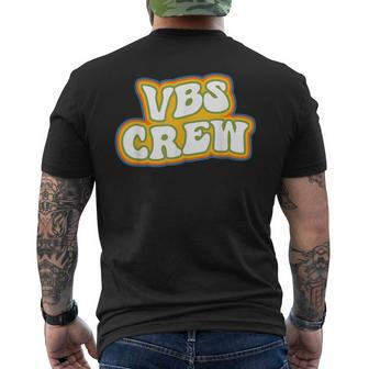 Retro I Love Vbs 2023 Vacation Bible School Vbs Crew Mens Back Print T-shirt | Mazezy DE