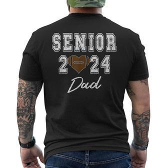 Retro Matching Family Football Class Of 2024 Dad Men's Back Print T-shirt