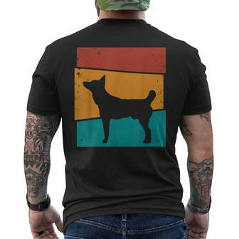 Retro Tahltan Bear Dog Men's T-shirt Back Print | Mazezy