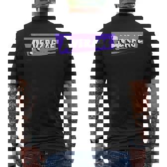 Retro Vaporwave Cloud Rap With 'Average' Back Print Men's T-shirt Back Print | Mazezy