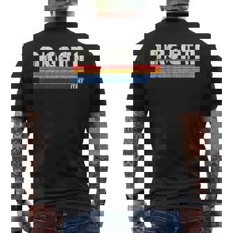 Retro Vintage 70S 80S Style Argenta Italy Men's T-shirt Back Print | Mazezy