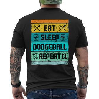 Retro Vintage Dodgeball Shirt For Men Women Kids Costume Mens Back Print T-shirt - Monsterry