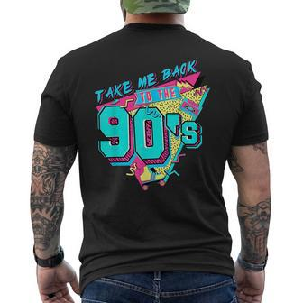 Retro Vintage Music Tape 90S Take Me Back To The 90S 90S Vintage Designs Funny Gifts Mens Back Print T-shirt | Mazezy DE
