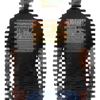 Retro Vintage Occupational Therapy - Retro Vintage Occupational Therapy Mens Back Print T-shirt - Monsterry