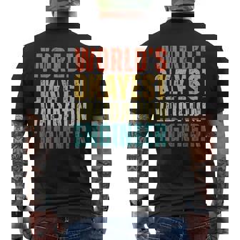 Retro World's Okayest Validation Engineer Engineering Men's T-shirt Back Print | Mazezy