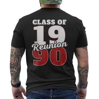 Reunion 1990 Class Of 1990 Reunion 90 Graduation 1990 Men's T-shirt Back Print | Mazezy