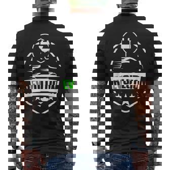 Revolution Electric Car Automobile Ecar Hybrid Vehicle Gift Mens Back Print T-shirt | Mazezy