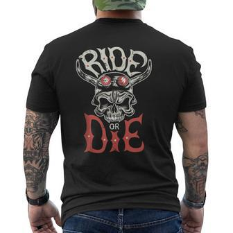 Ride Or Die Mens Back Print T-shirt - Monsterry