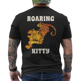 Roaring Kitty Dfv I Like The Stock To The Moon Mens Back Print T-shirt - Monsterry DE