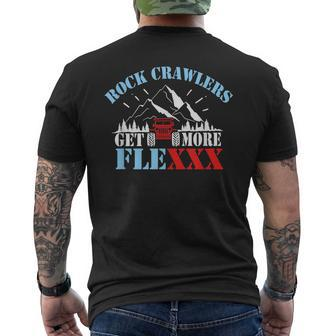 Rock Crawlers Get More Flexxx - Rc-Car Meets Off-Road Mens Back Print T-shirt - Thegiftio UK