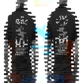 Rodeo Dad - Like A Regular Dad But More Incredibull Mens Back Print T-shirt - Thegiftio