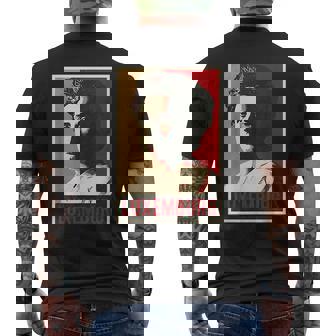 Rosa Luxemburg Mens Back Print T-shirt | Mazezy