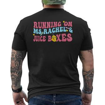 Running On Ms Rachel And Juice Boxes Running Funny Gifts Mens Back Print T-shirt | Mazezy