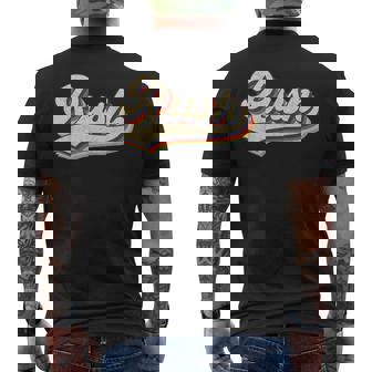 Rush Surname Rush Sports Name Rush Vintage Retro Rush Men's T-shirt Back Print