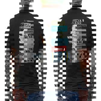 Ruth Notorious Rbg Never Underestimate A Girl Feminist Mens Back Print T-shirt | Mazezy