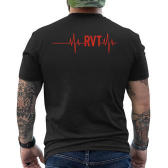 Rvt Vascular Tech Technologist Ultrasound Sonographer Men's T-shirt Back Print | Mazezy