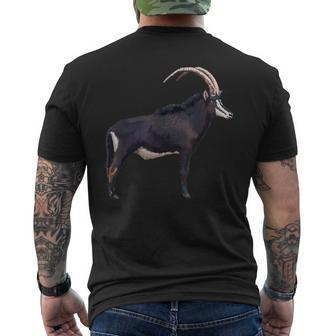 Sable Antelope T Men's T-shirt Back Print | Mazezy