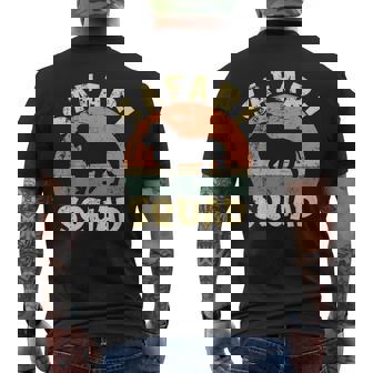 Safari Squad Wild Animal Jungle Africa Zoo Animal Safari Men's Back Print T-shirt | Mazezy