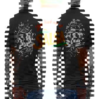 Salsa Dance Love Salsa Dance Dancer Dancing Lessons Men's T-shirt Back Print | Mazezy