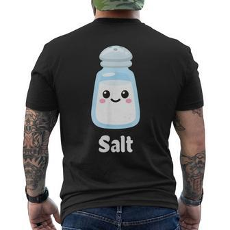 Salt & Pepper Matching Couple Halloween Best Friends Cute Men's T-shirt Back Print - Thegiftio UK