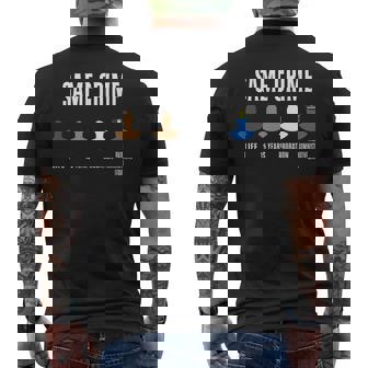 Same Crime Different Time More Time Inequality Mens Back Print T-shirt - Thegiftio UK