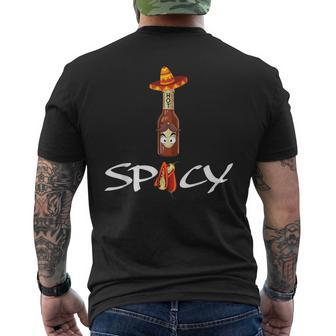 Sauce Lovers Hot And Spicy Pepper T Men's T-shirt Back Print | Mazezy UK