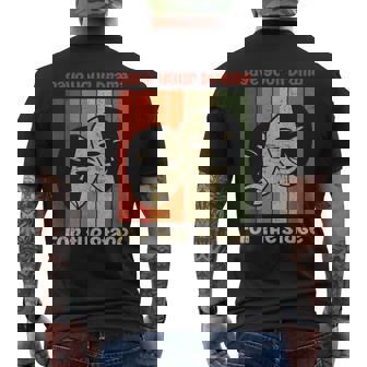 Save Your Drama For The Stage Musical Theatre Theater Mens Back Print T-shirt | Mazezy