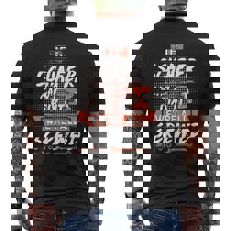Schafer Name Gift If Schafer Cant Fix It Were All Screwed Mens Back Print T-shirt | Seseable CA