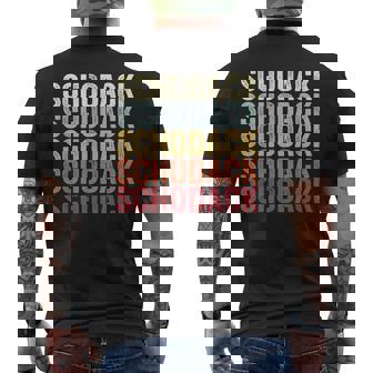 Schodack New York Schodack Ny Retro Vintage Text Men's T-shirt Back Print | Mazezy