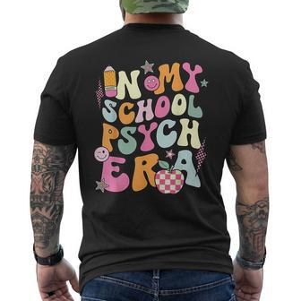 In My School Psych Era Retro School Psychologist Psychology Men's T-shirt Back Print - Monsterry AU