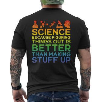 Science Lover Science Student Chemistry Science Men's T-shirt Back Print - Seseable