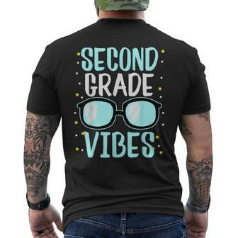 Second Grade Vibes Sunglasses 1St School Day Team 2Nd Grade Mens Back Print T-shirt - Seseable