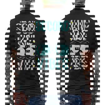 Second Grade Vibes Sunglasses 1St School Day Team 2Nd Grade Mens Back Print T-shirt - Seseable