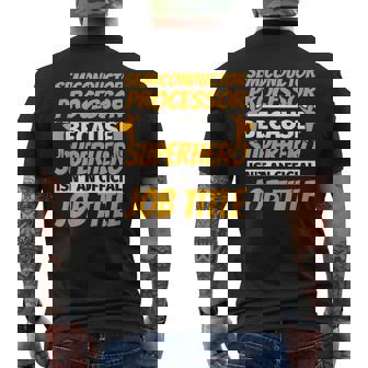 Semiconductor Processor Humor Men's T-shirt Back Print | Mazezy