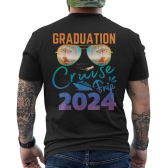 Senior Graduation Cruise Trip 2024 Ship Cruise Grad Trip Men's T-shirt Back Print | Mazezy