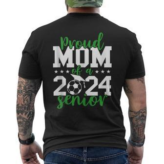 Senior Mom 2024 Soccer Senior 2024 Class Of 2024 Mens Back Print T-shirt - Monsterry DE