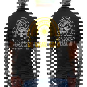 In September We Wear Gold Childhood Cancer Awareness Men's T-shirt Back Print | Mazezy