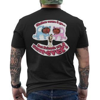 Shakes Come And Go But Friends Are Furrrever Nerd Geek Men's T-shirt Back Print - Monsterry AU