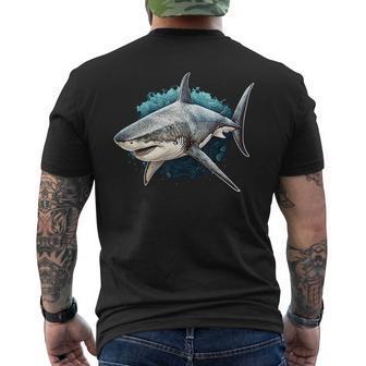 Shark Lover Ocean Animal Graphic Novelty Boys Men Birthday Funny Birthday Gifts Mens Back Print T-shirt | Mazezy