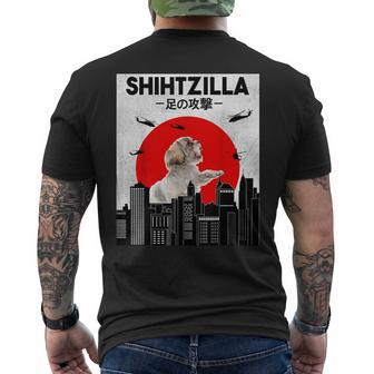 Shih Tzu Shih Tzu Shih Tzu Lover Shih Tzu Men's T-shirt Back Print - Seseable