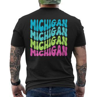 Show Support For Your State Mens Back Print T-shirt | Mazezy