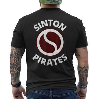 Sinton Pirates Texas Team Pride Men's T-shirt Back Print | Mazezy