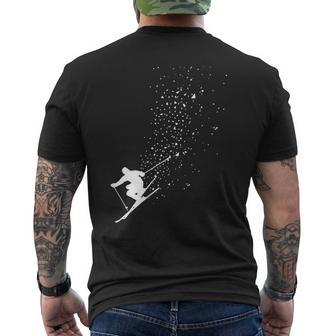 Ski Freestyle Skiing Freeski Winter Sports Skier Men's T-shirt Back Print | Mazezy