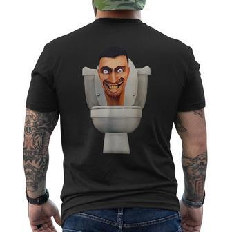 Skibidi Toilet Camera Man Speaker Man Tv Man Men's T-shirt Back Print - Seseable