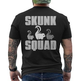 Skunk Squad Skunk Men's T-shirt Back Print | Mazezy