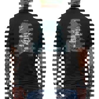 Smartphone Zombie Teddy Bear Mobile Phone Search Undead Scary Bear Mens Back Print T-shirt | Mazezy